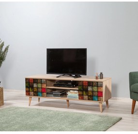 TV Stand Truva – Carvalho Sonoma – 140x50x40 cm