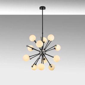 Chandelier Cavud – Preto – 60 x 60 x 68 cm