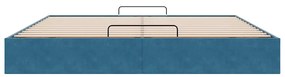 Estrutura de cama otomana sem colchão 180x200 cm azul escuro