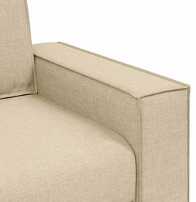 Sofá-cadeira Creme 60 cm Tecido