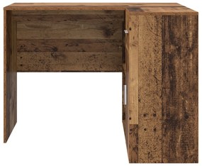 Escrivaninha de Canto Madeira Antiga 102x88x75 cm Madeira Engenheirada