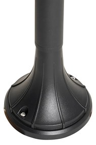 LED Lanterna exterior inteligente preta 125 cm IP44 incl. Wifi A60 - Daphne Clássico / Antigo