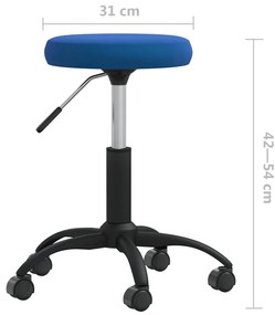Cadeira de jantar veludo azul