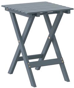 Mesa de apoio dobrável madeira de álamo maciça cinzento