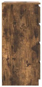 Aparador 37,5x35x76 cm derivados de madeira carvalho fumado