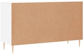 Aparador 100x36x60 cm derivados de madeira branco brilhante
