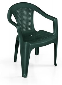 Cadeira INFINITY Verde - Polipropileno - conjunto com 6 unidades