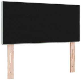 Cabeceira LED vidaXL Com Botões Estofada Cinza Claro 80 cm em Veludo