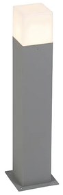 Candeeiro de exterior moderno de pé 50 cm cinzento IP44 - Dinamarca Moderno