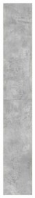 Armário/Divisor de Ambiente Cinza Betão 80x30x198 cm