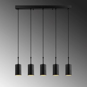 Chandelier Camel 5 – Preto – 79 x 9 cm