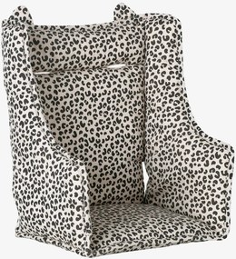 Almofada para cadeira alta, da Vertbaudet bege estampado