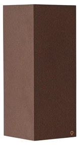 Candeeiro de parede industrial castanho ferrugem 2 luzes AR70 IP54 - Baleno Industrial