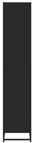 Estante 80,5x35x170,5 cm derivados de madeira preto