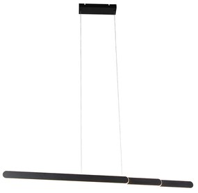 Candeeiro de suspensão preto com LED regulável em Kelvin ajustável - Yipke Design