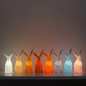 Rabbit - DIY Colour Paperlamp - Soft Blue
