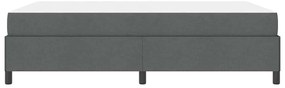 Cama Box Cinza escuro, Preto 140 x 190 cm