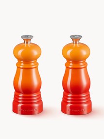 Moinhos de sal e pimenta com moedor em cerâmica Creuset, conjunto de 2