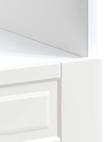 Armário forno Porto derivados de madeira branco brilhante