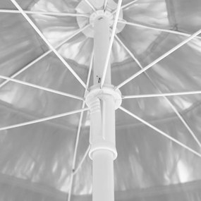 Guarda-sol de praia Hawaii 240 cm branco
