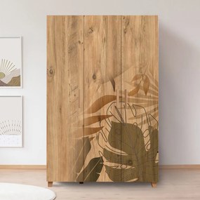 Roupeiro Leva Hedera – Atlantic Pine – 120 cm x 189 cm x 48 cm