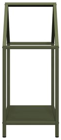 Suporte para lenha aço laminado a frio verde azeitona