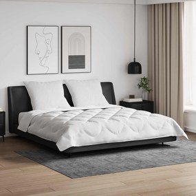 vidaXL Edredão com travesseiro 3 pcs Branco Microfibra