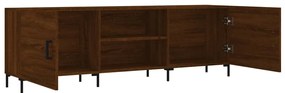Móvel de TV 150x30x50 cm derivados de madeira carvalho castanho