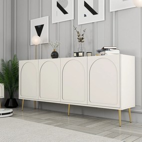Console Lyon – Cream Gold – 180 cm x 80 cm x 35 cm