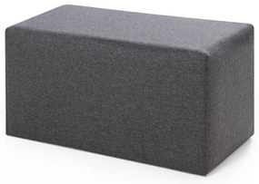 Tuffet Uzun – Cinza – 80x40x42 cm