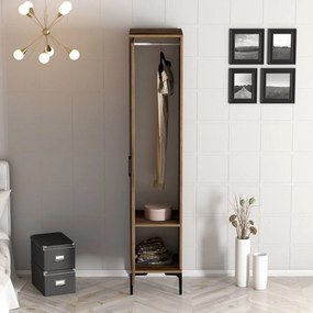 Roupeiro Kumsal R – Cor Nogueira – 40 cm x 47,5 cm x 201,4 cm