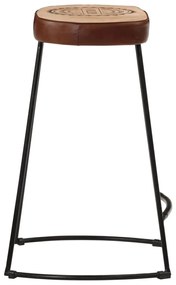 Bancos de bar 2 pcs 41x29x62 cm castanho-escuro