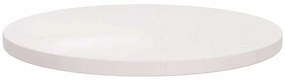 Tampo de mesa pinho maciço Ø60x2,5 cm branco