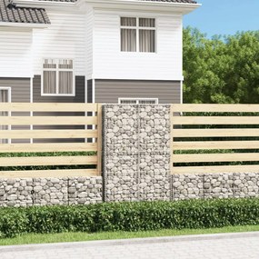 vidaXL Cesto gabião arame galvanizado 150 x 100 x 30 cm