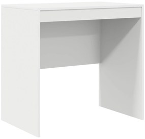 Mesa Branca 80x50x76 cm Madeira Revestida