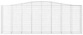 Cestos gabião arqueados 5pcs 400x50x140/160cm ferro galvanizado