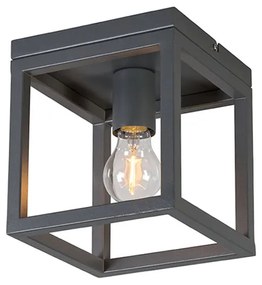 Luminária de teto industrial cinza escuro - Cage Design,Industrial,Moderno