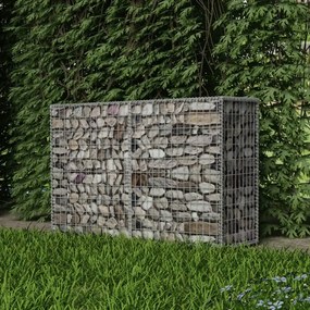 vidaXL Cesto gabião aço galvanizado 150x50x100 cm