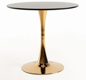 Mesa Kolio 80 cm Golden - Preto