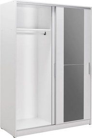 Roupeiro "Lúmina" – Branco – 120 x 182 x 52 cm – Design Moderno