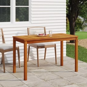 vidaXL Mesa de jardim 110x55x67 cm madeira de acácia maciça