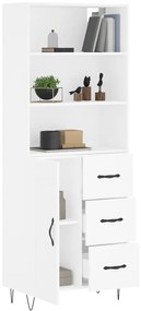 Armário alto 69,5x34x180 cm derivados de madeira branco