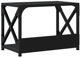 Suporte impressora 2 prateleiras 44x26x31,5 deriv.madeira preto