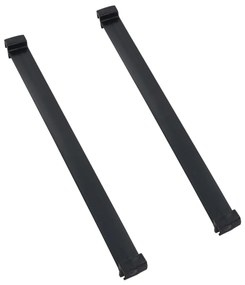 Canteiro de jardim elevado 60x25x46 cm vime PP antracite