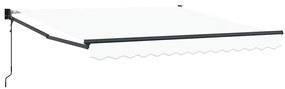 Toldo Retrátil Automático Branco 350 x 250 cm