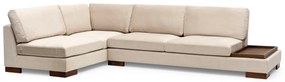 Sofá de Canto Tulip - Bege - 193 cm x 313 cm
