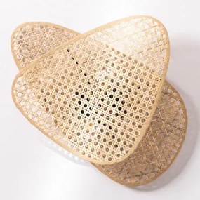 Aplique De Parede Em Rattan Ruly Natural - Sklum