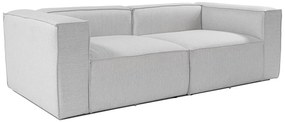 Sofá de 2 Lugares Fora – Cinzento Claro – 66x248 cm