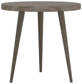 Conjunto mesas de apoio 3 pcs MDF e ferro cinzento