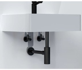 SCHÜTTE Sifão design rígido preto